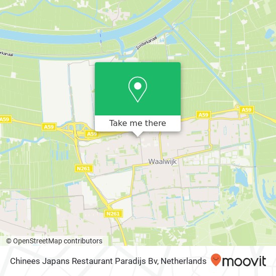 Chinees Japans Restaurant Paradijs Bv Karte