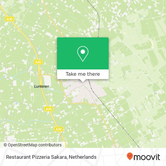 Restaurant Pizzeria Sakara map