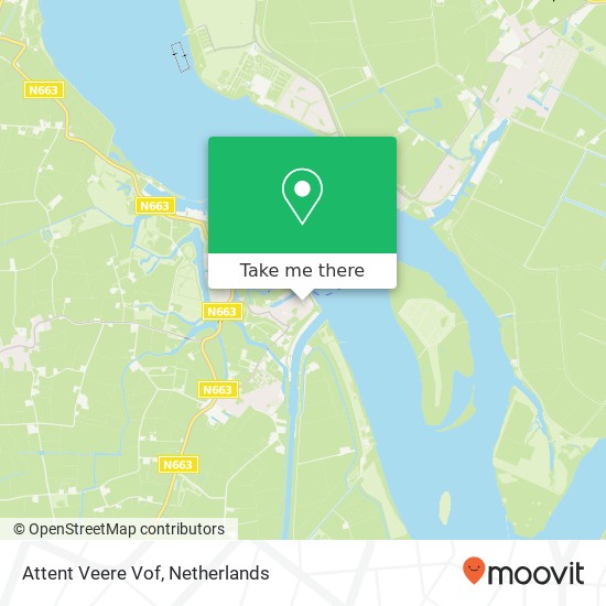 Attent Veere Vof map