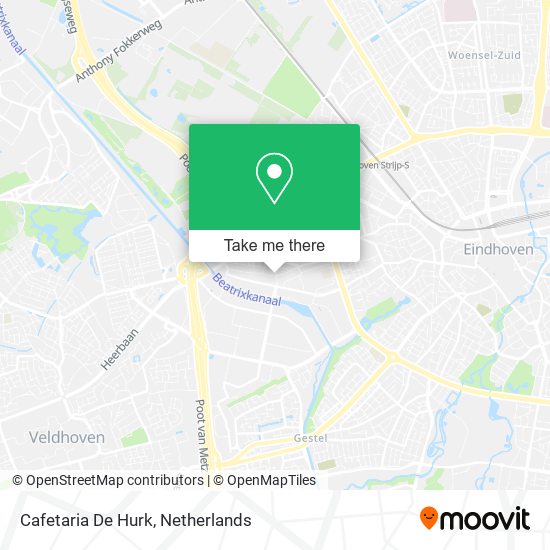 Cafetaria De Hurk map