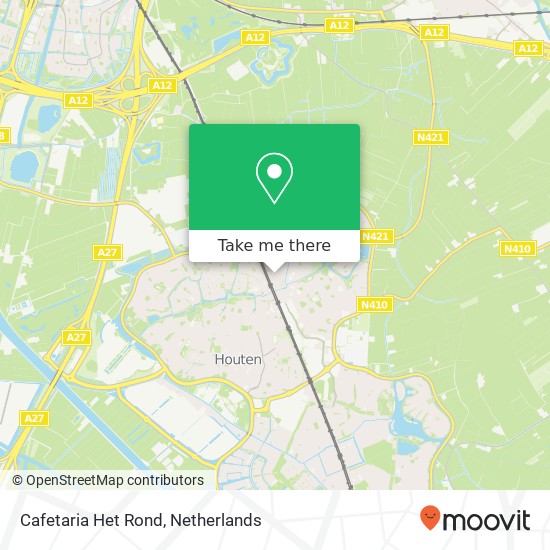 Cafetaria Het Rond map