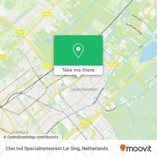 Chin Ind Specialiteitenrest Lei Sing Karte