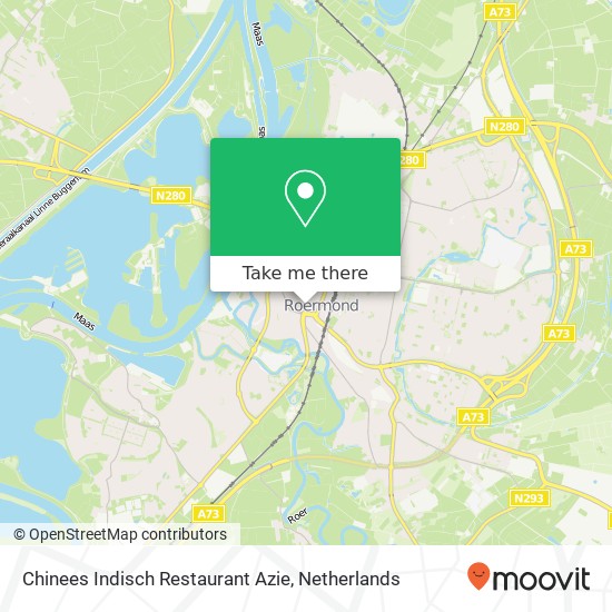 Chinees Indisch Restaurant Azie map