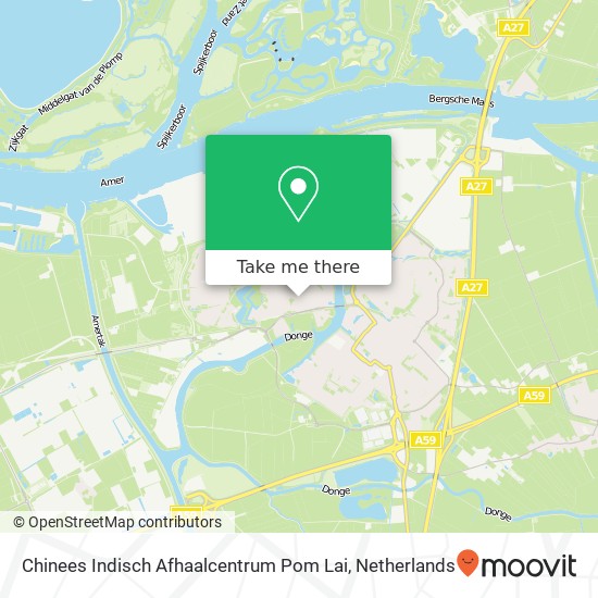 Chinees Indisch Afhaalcentrum Pom Lai map