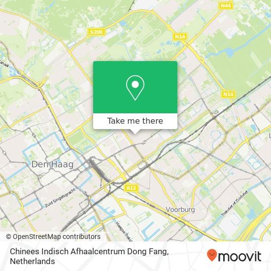 Chinees Indisch Afhaalcentrum Dong Fang map