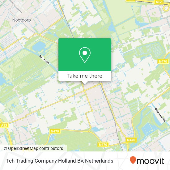 Tch Trading Company Holland Bv map