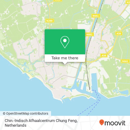 Chin.-Indisch Afhaalcentrum Chung Feng map