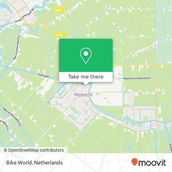 Bike World map