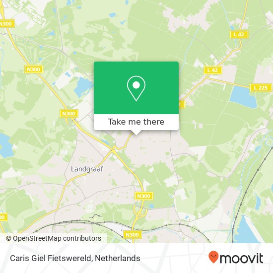 Caris Giel Fietswereld map