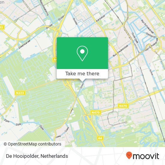 De Hooipolder Karte