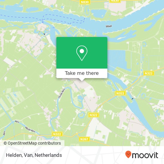 Helden, Van map