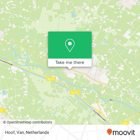Hoof, Van map