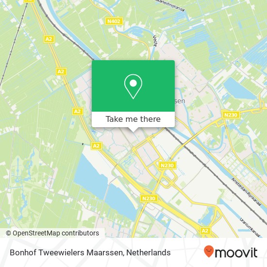 Bonhof Tweewielers Maarssen map