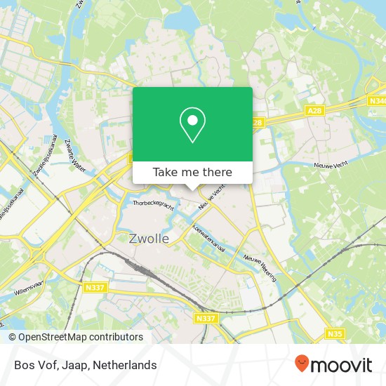 Bos Vof, Jaap map