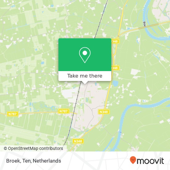 Broek, Ten map