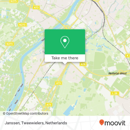 Janssen, Tweewielers map