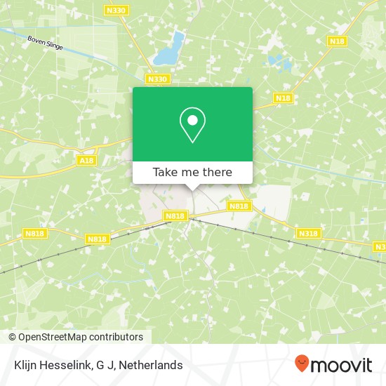 Klijn Hesselink, G J map