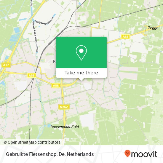 Gebruikte Fietsenshop, De map