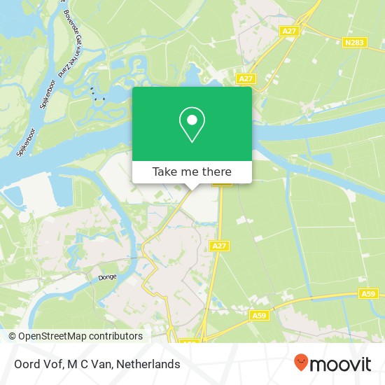 Oord Vof, M C Van map