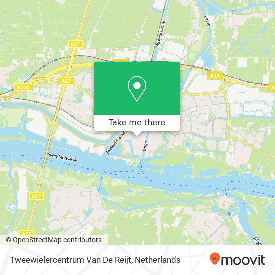 Tweewielercentrum Van De Reijt map