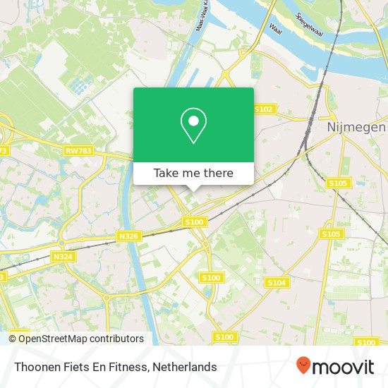 Thoonen Fiets En Fitness map