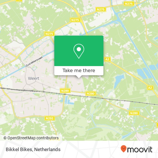 Bikkel Bikes map
