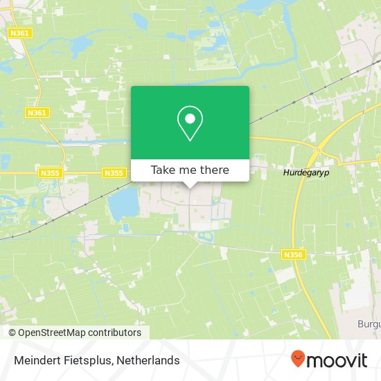 Meindert Fietsplus map