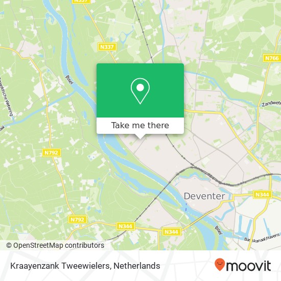 Kraayenzank Tweewielers map