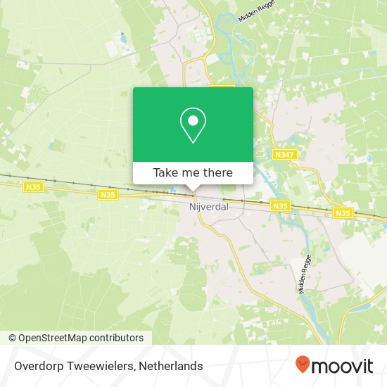Overdorp Tweewielers map