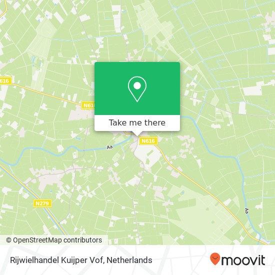 Rijwielhandel Kuijper Vof map