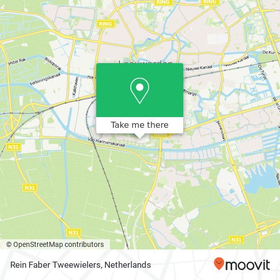 Rein Faber Tweewielers map