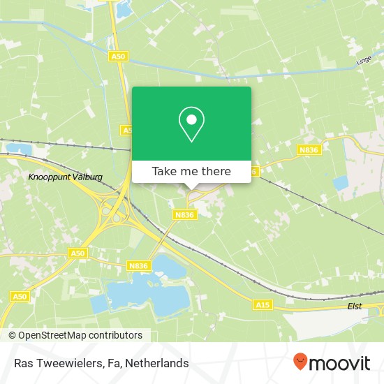 Ras Tweewielers, Fa map