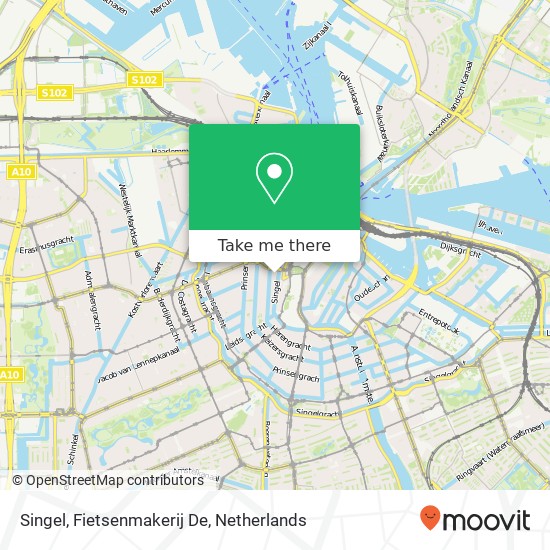 Singel, Fietsenmakerij De map