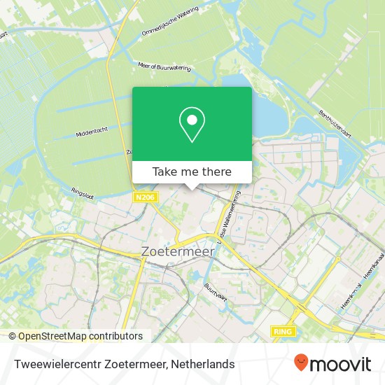 Tweewielercentr Zoetermeer map