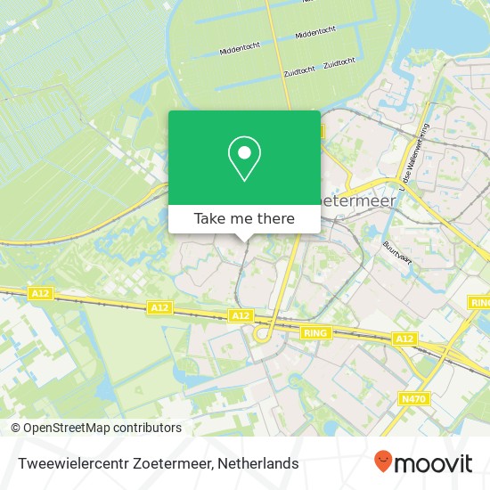 Tweewielercentr Zoetermeer map