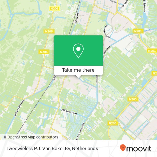 Tweewielers P.J. Van Bakel Bv map