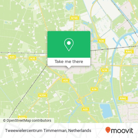 Tweewielercentrum Timmerman map