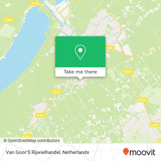 Van Goor'S Rijwielhandel map