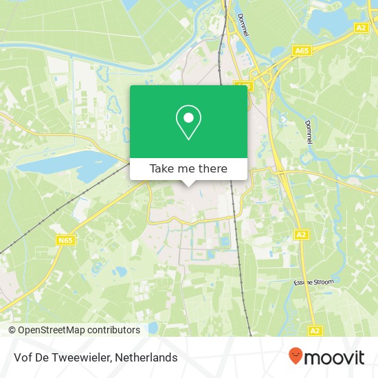 Vof De Tweewieler map