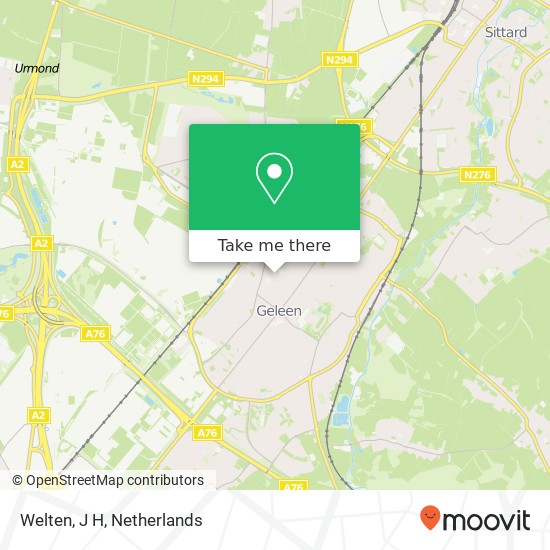 Welten, J H map