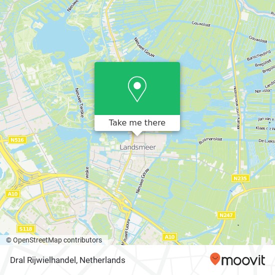 Dral Rijwielhandel map