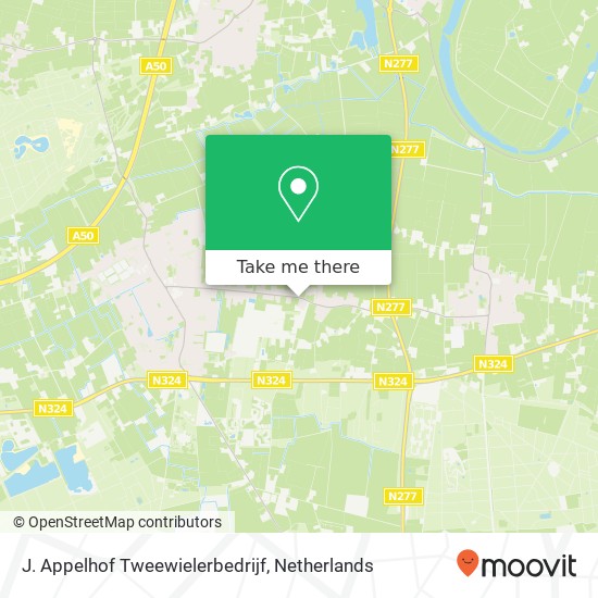 J. Appelhof Tweewielerbedrijf map