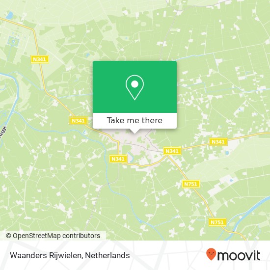 Waanders Rijwielen Karte