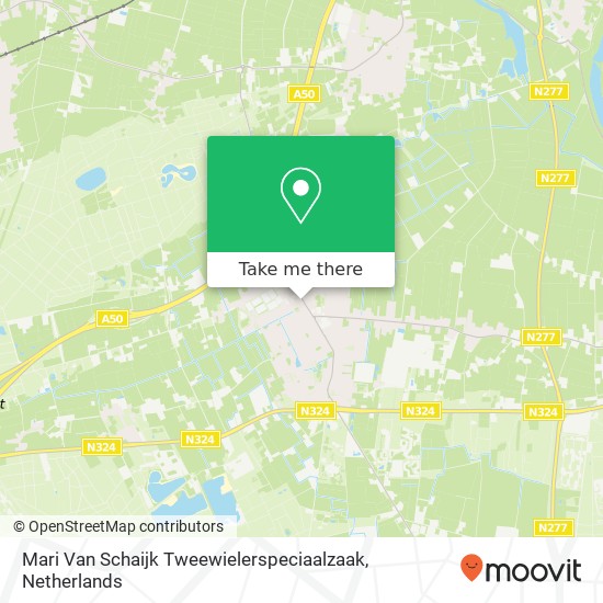 Mari Van Schaijk Tweewielerspeciaalzaak map