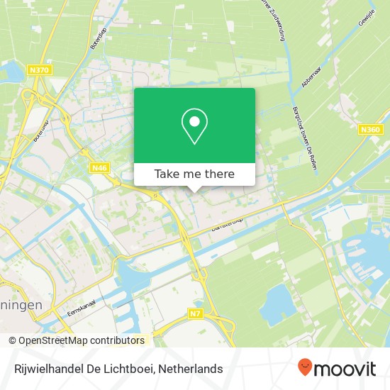 Rijwielhandel De Lichtboei map