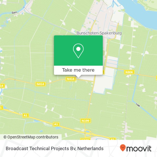 Broadcast Technical Projects Bv map