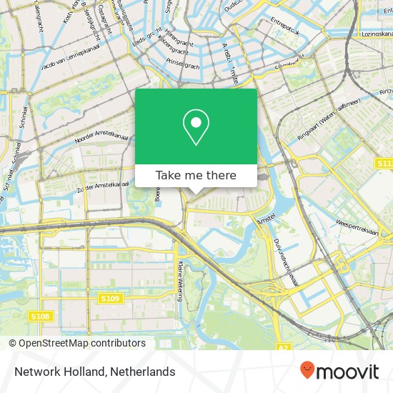 Network Holland Karte