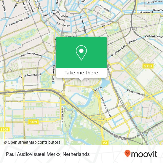 Paul Audiovisueel Merkx map