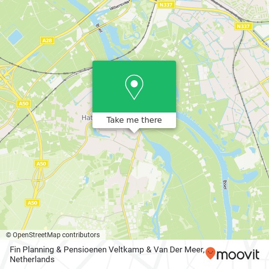 Fin Planning & Pensioenen Veltkamp & Van Der Meer map