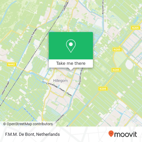 F.M.M. De Bont map